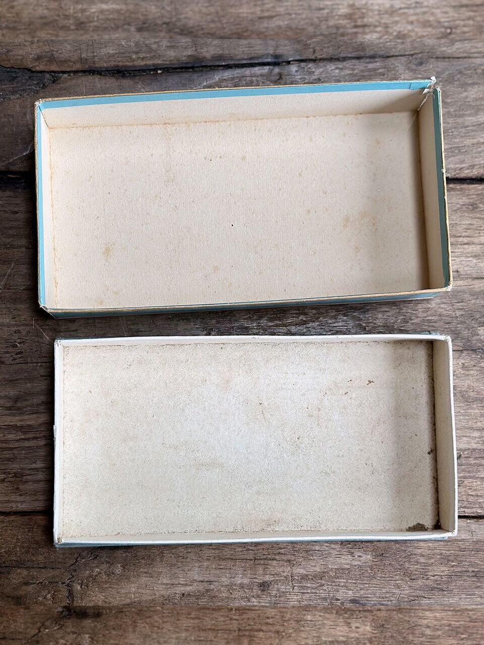 水色 サボンの紙箱 ソープボックス 石鹸 | Brocante de La Cocotte