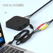 USB2.0 ビデオキャプチャー 1920×1080p 1080P対応 ビデオ/VHS 8mm DVD ダビング パソコン取り込み ビデオキャプチャー キャプチャーボード Windows & Mac 対応 【日本語取扱説明書】