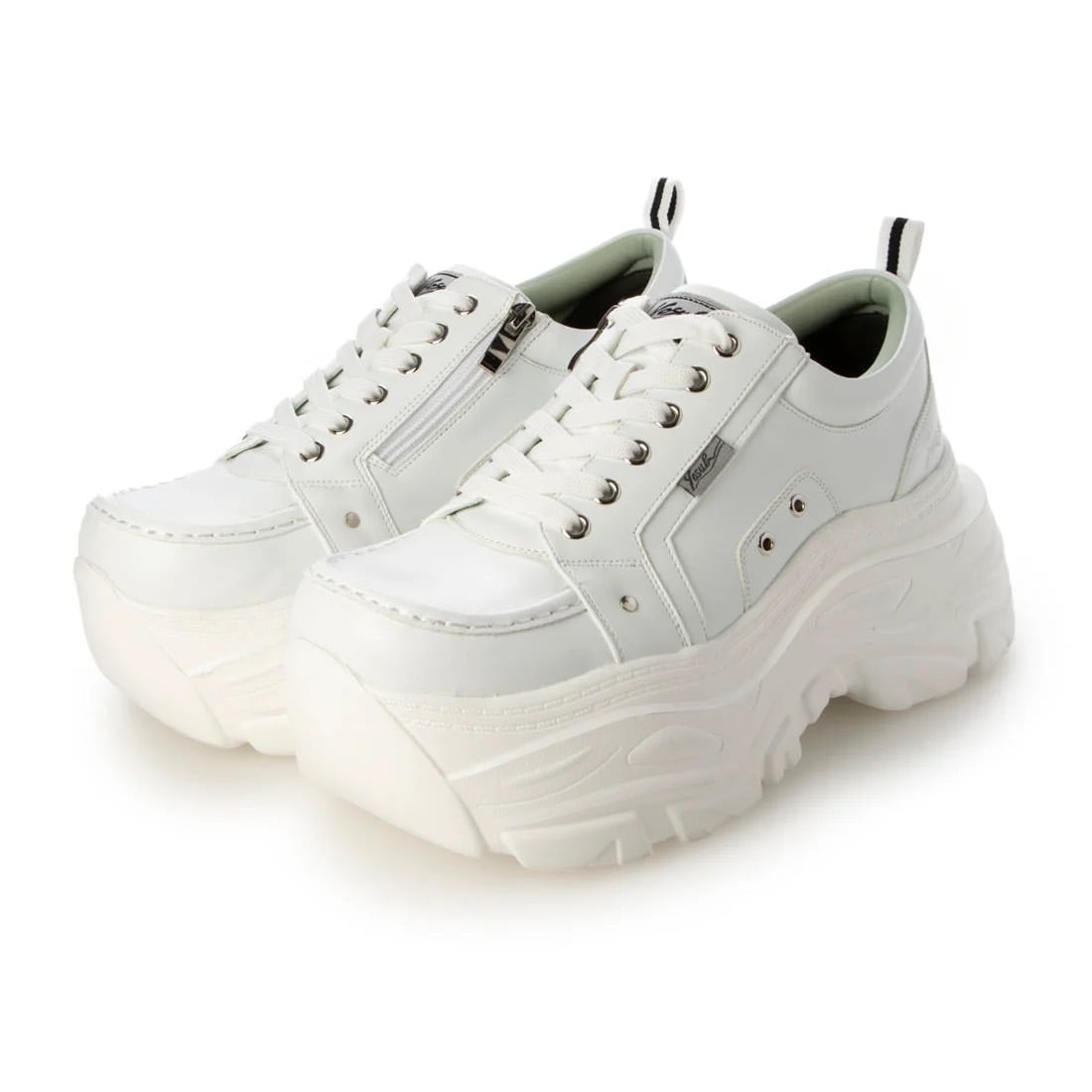 【YOSUKE】メンズ 4468045  厚底エアーソールスニーカー （ホワイト）ヨースケ サブカル 地雷系