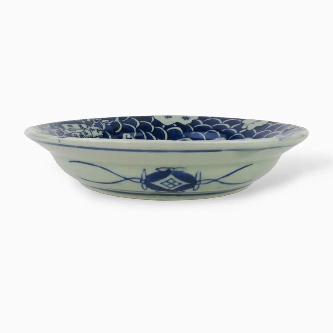 大正~昭和戦前 伊万里染付地図文皿 | Fu Manchu Store 大正~昭和戦前 伊万里染付地図文皿 | Fu Manchu Store