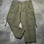 60's~ German military wool cargo pants