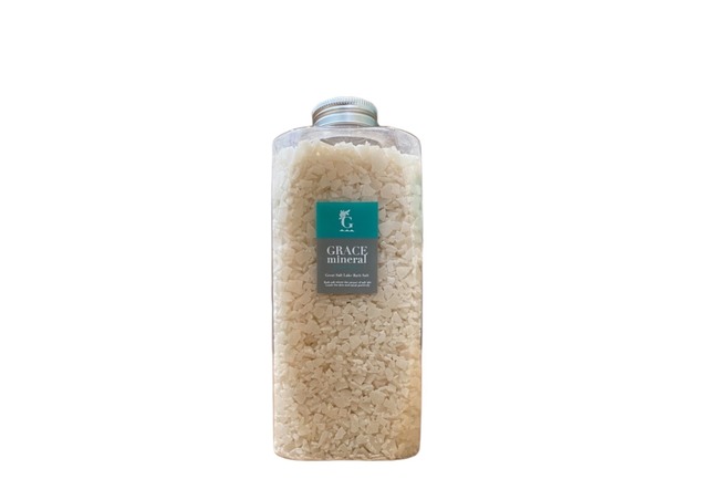 GRACE mineral バスソルト 520g｜マグネシウムを含む天然ミネラル・無香料・追い焚き対応