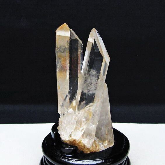 水晶 クラスター マダガスカル産 台座付属 水晶 原石 一点物 182-9375
