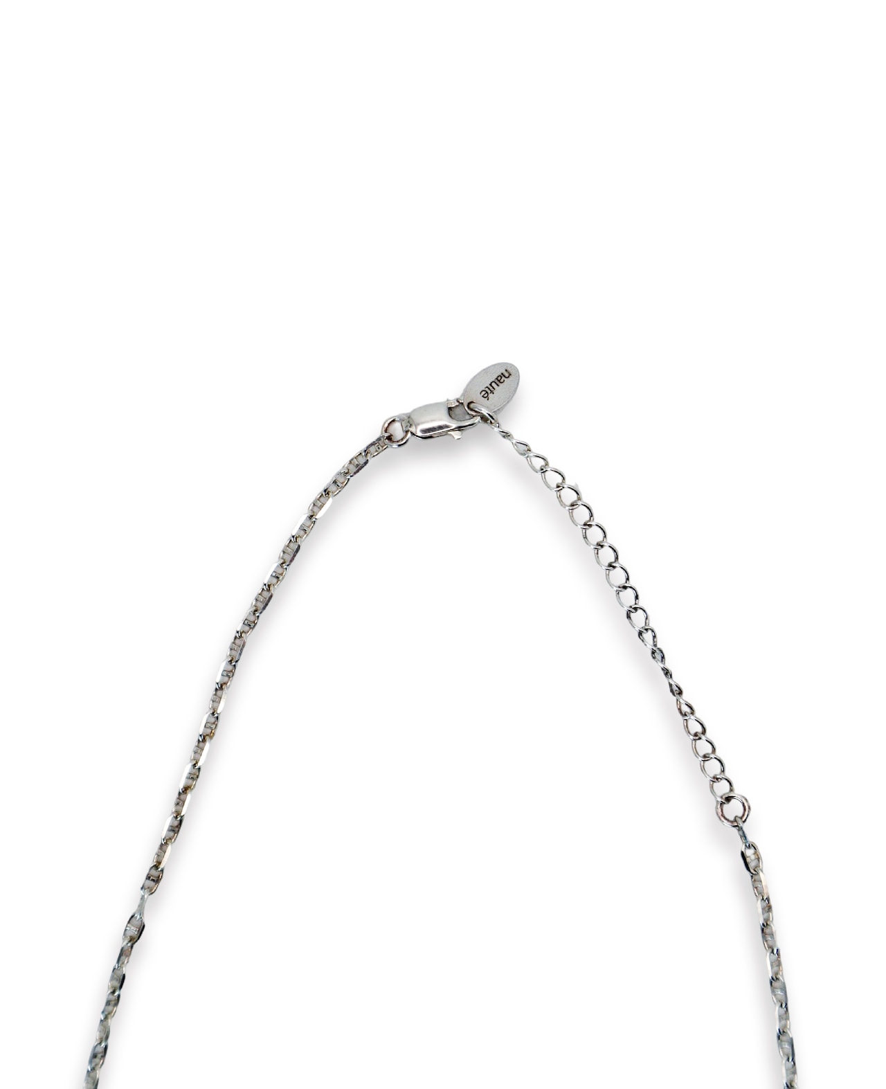 Silver925 Anchor Short Necklace “Aube Link”