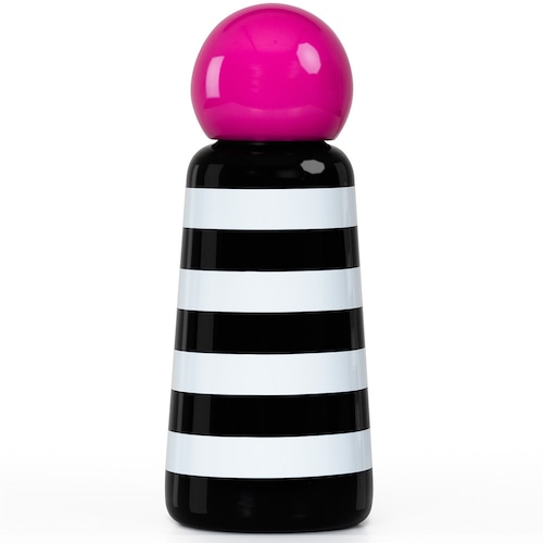Skittle Bottle Mini 300ml - Stripes & Hot Pink