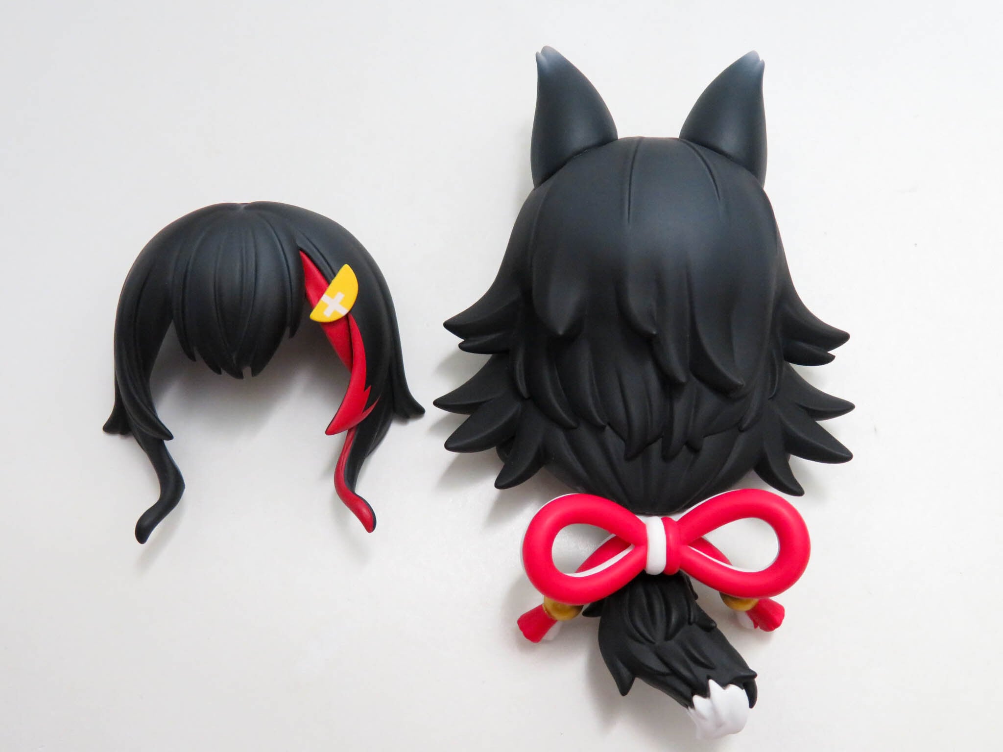 再入荷(A−ランク)【1856】 大神ミオ 髪パーツ 狼耳ロング ねんどろいど