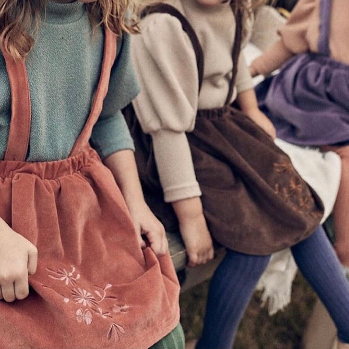 embroidery jumper skirt