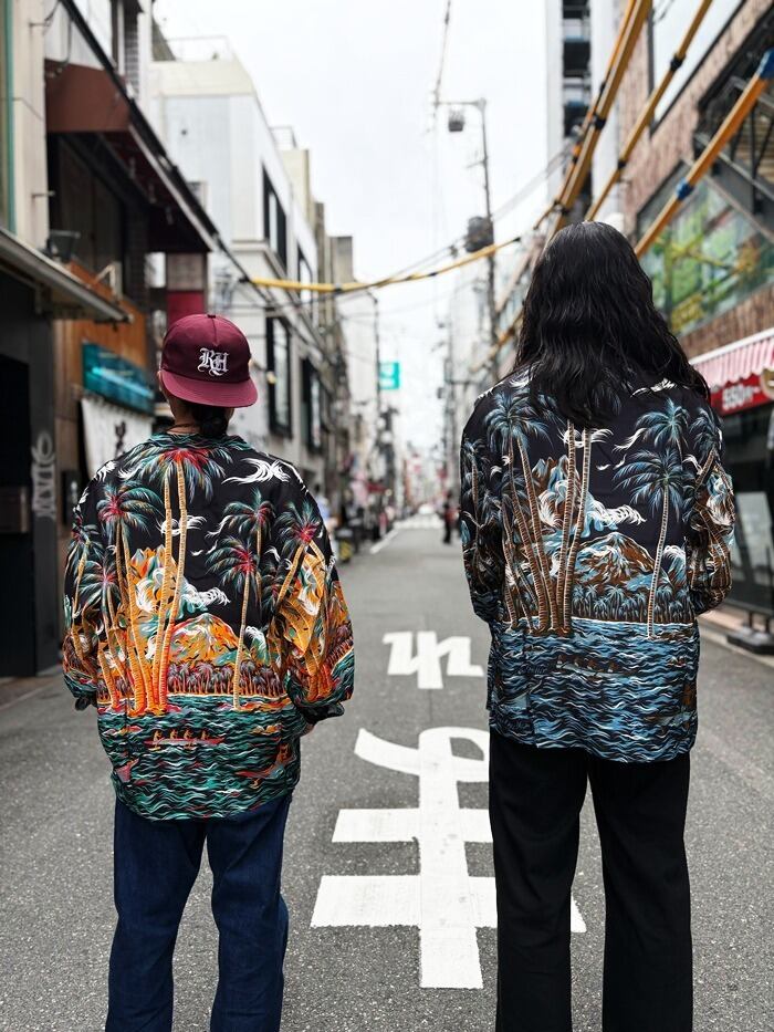 GOOD HELLER / HAWAIIAN RAYON L/S SHIRT / 長袖アロハシャツ / GH