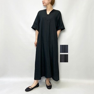 TICCA ティッカ リネンフレアスリーブワンピース TBES-408 2025春夏新作  [送料無料]