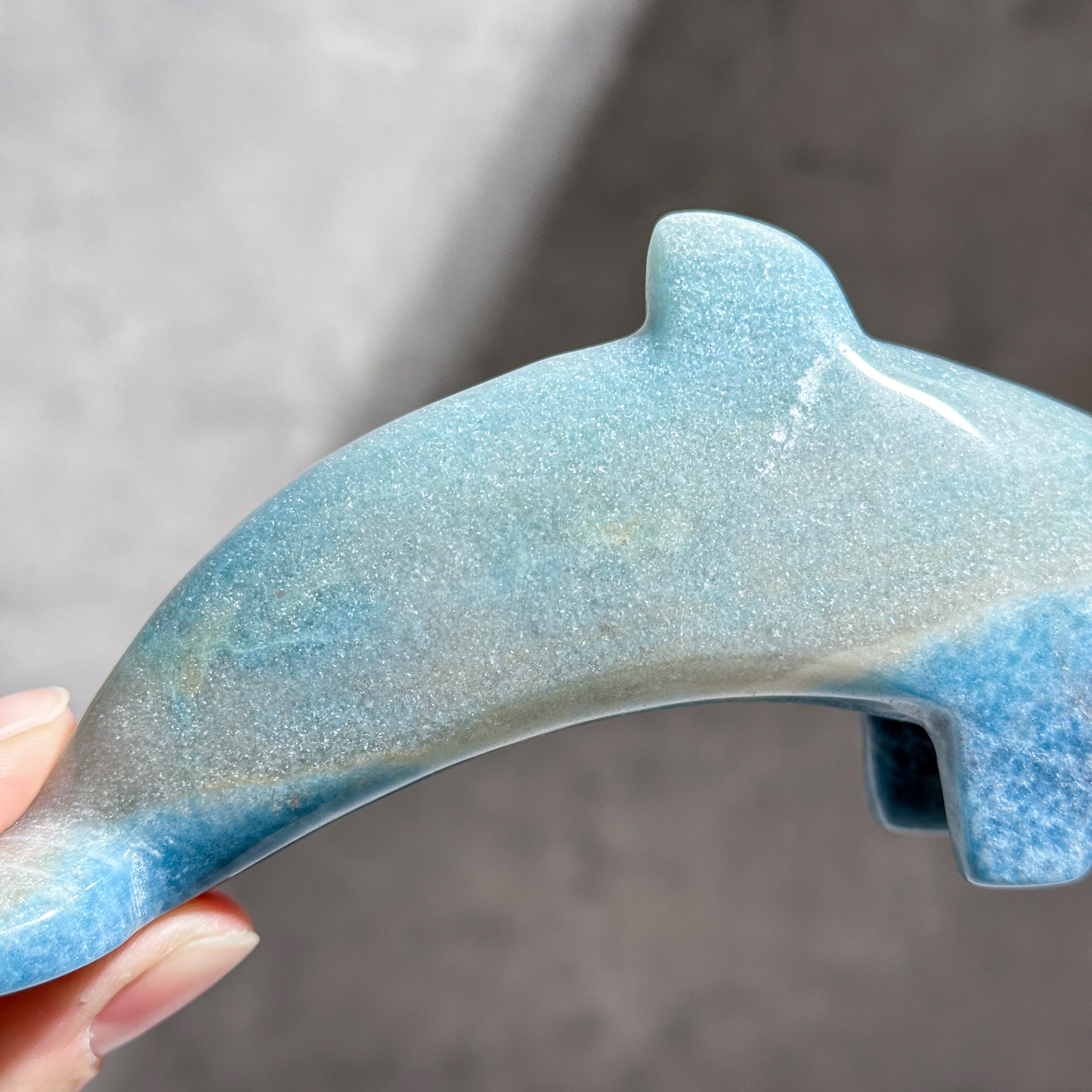 トロレアイトインクォーツ（トロール石）イルカ52◇Trolleite In