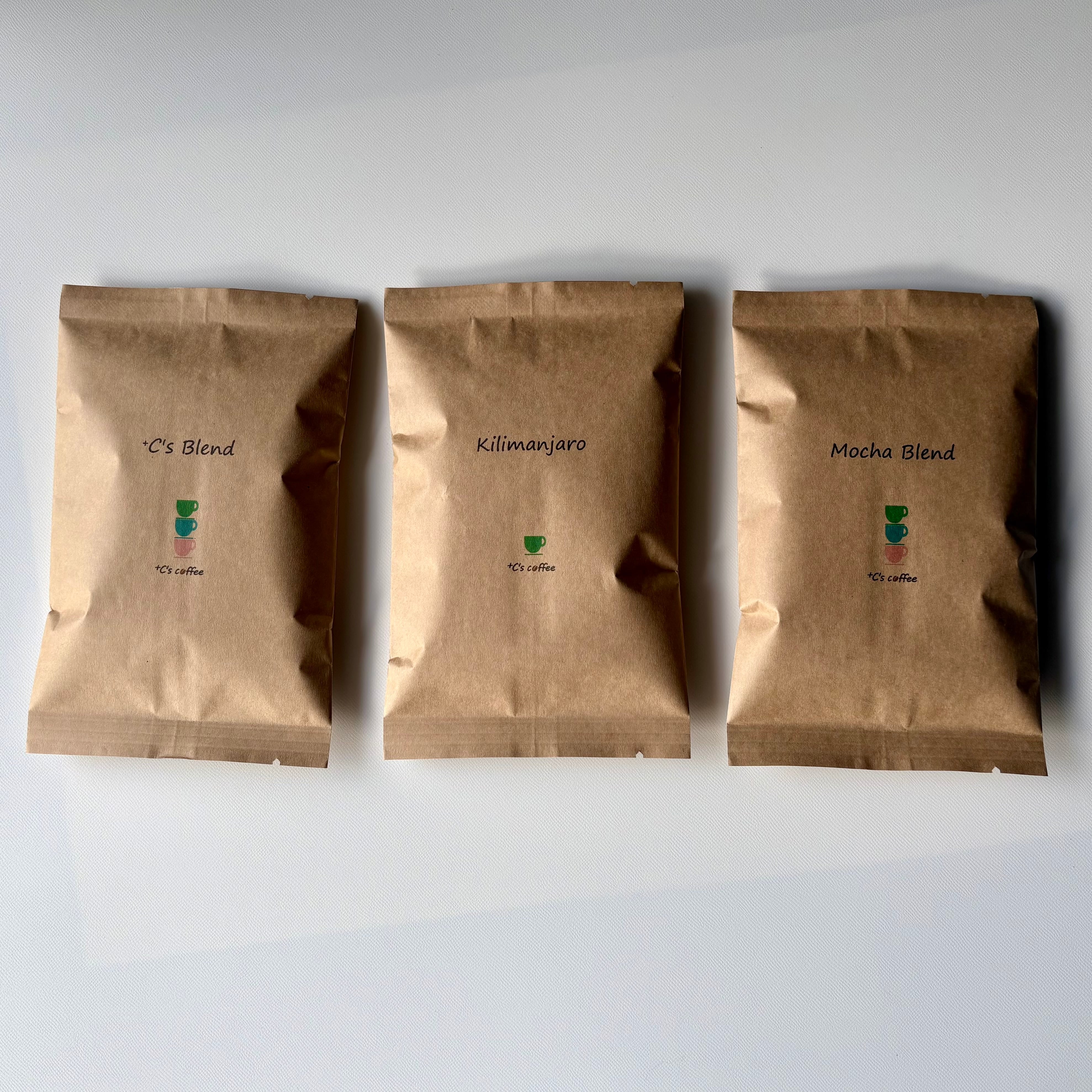 3種類のコーヒーが選べるセット