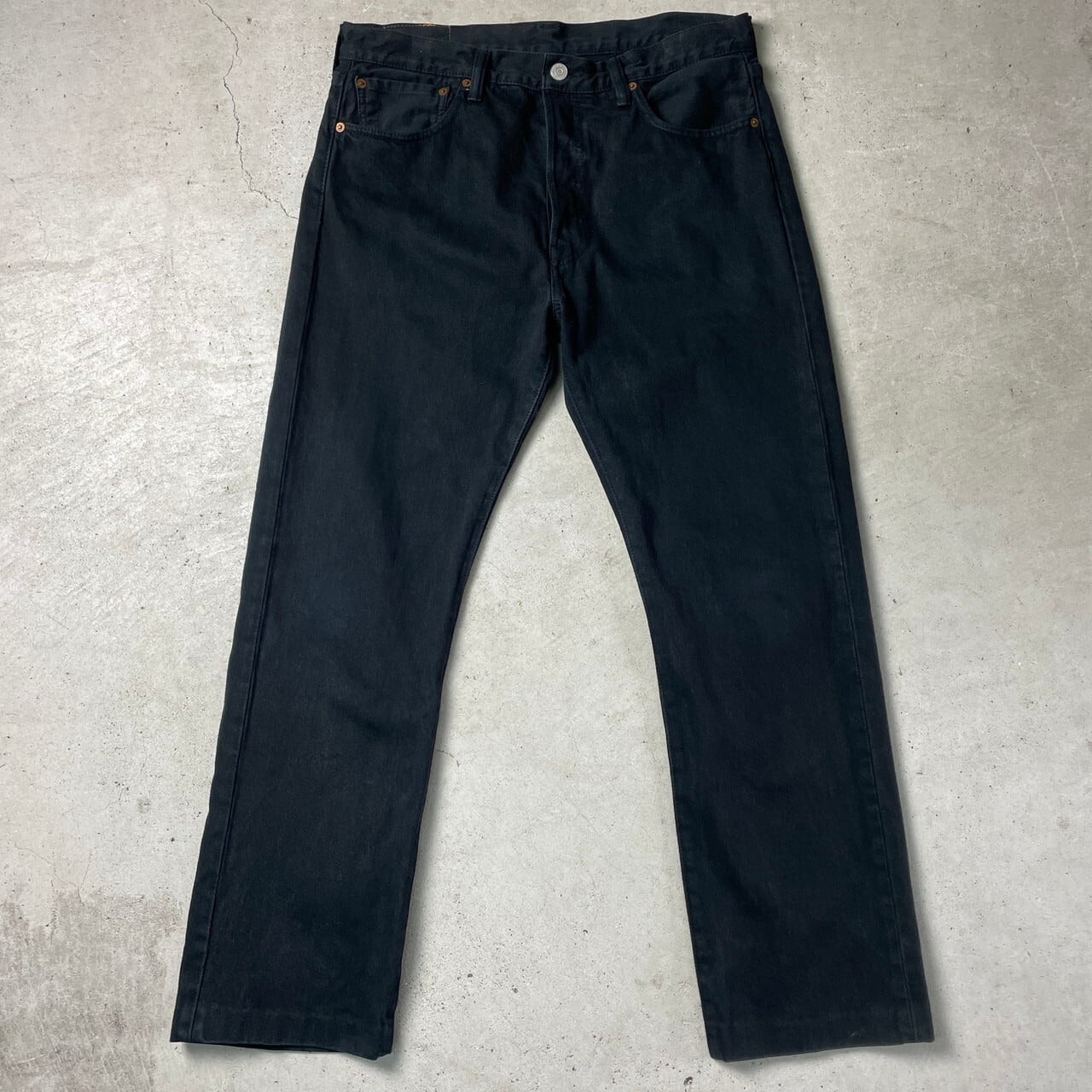 リーバイス501 ブラック W33 L32 後染め 90sUSA製リーバイス501後染め