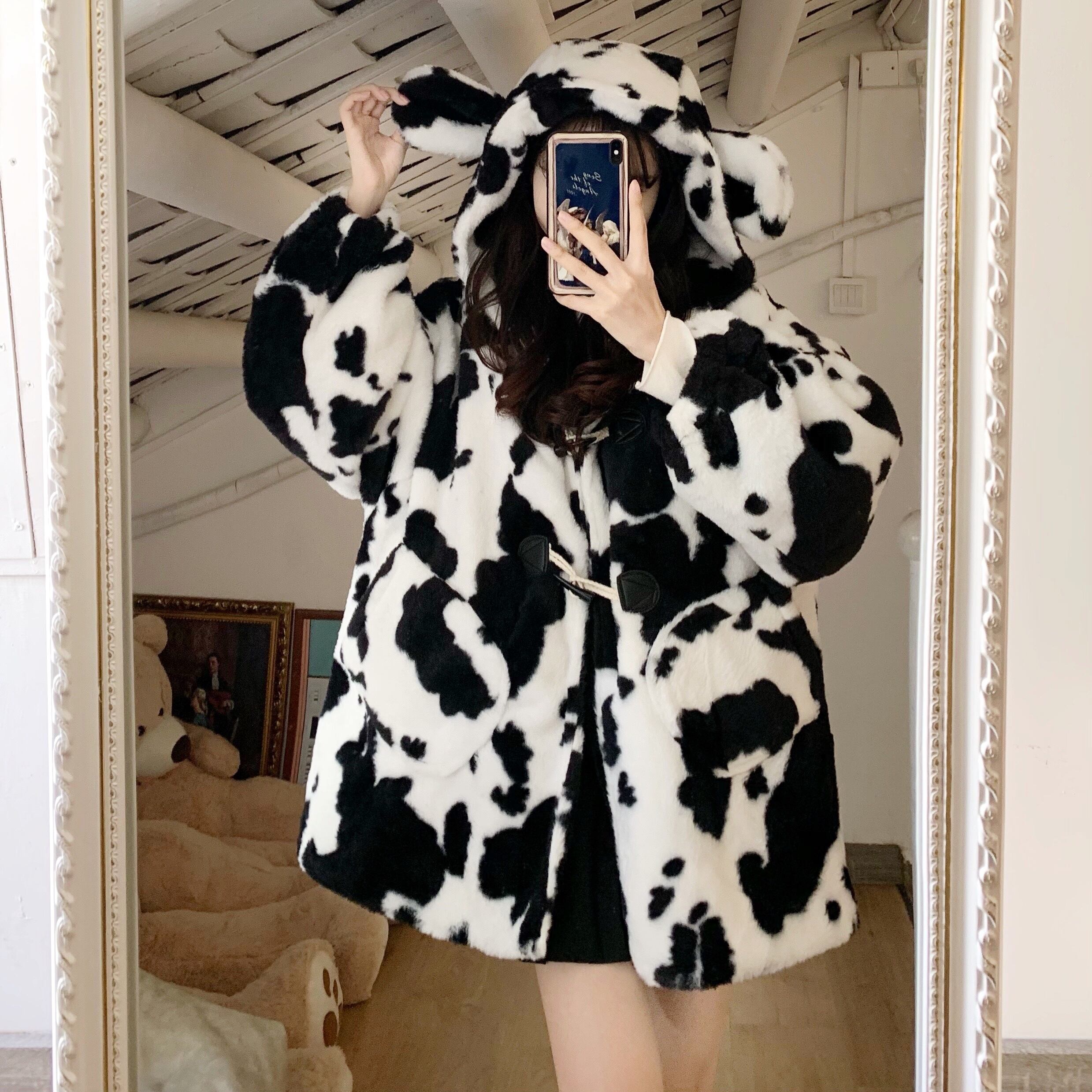 パターンウールジャケット ウィンターベルベットバックル コットン 冬物 萌量不足3038965857