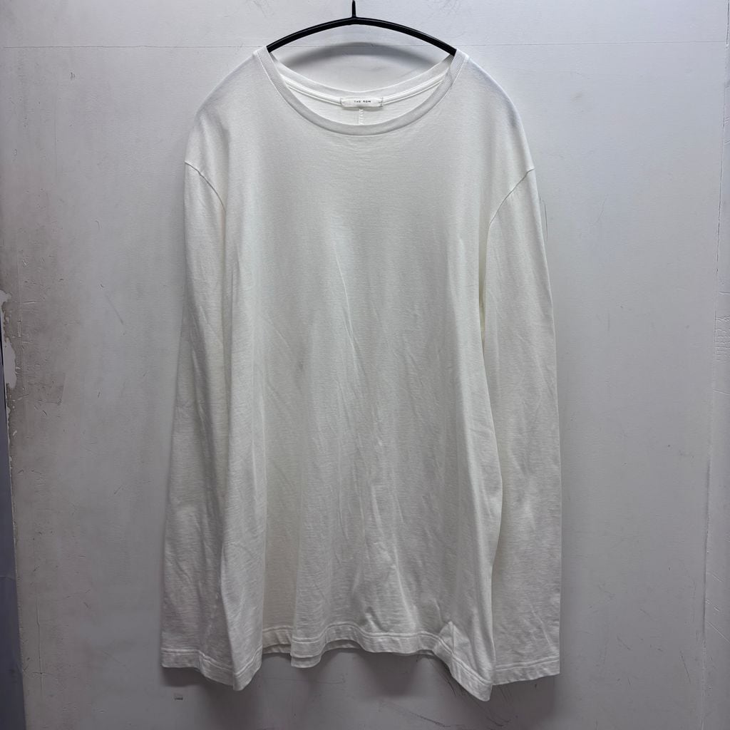 THE ROW ホワイト 長袖 Tシャツ THE ROW ザ ロウ ロングスリーブTシャツ ホワイト XS THE ROW ザ ロウ