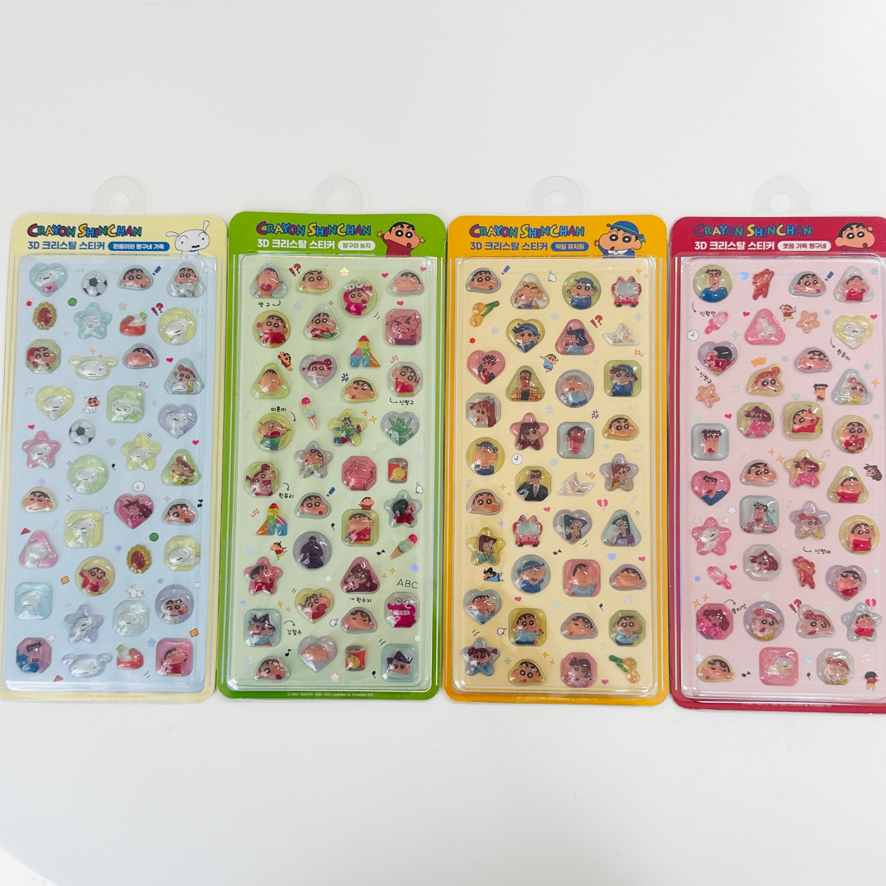 韓国限定】クレヨンしんちゃん ボンボンドロップシール風 3D ぷっくり