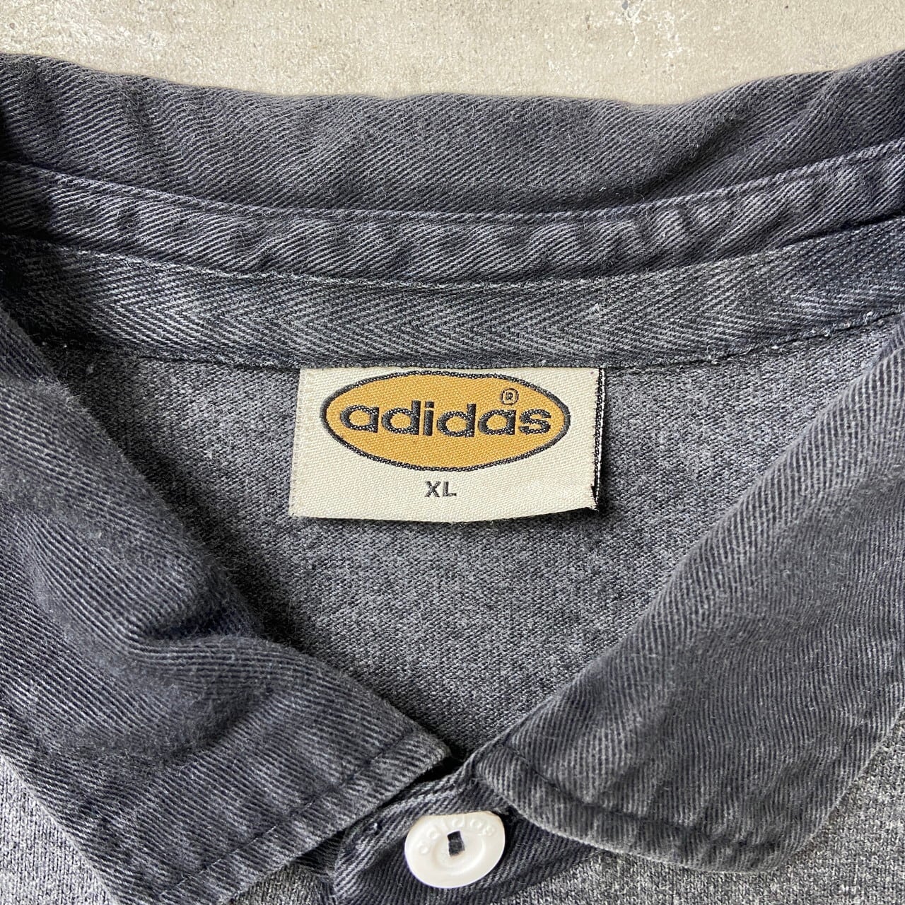 80年代~90年代 ポルトガル製 adidas アディダス 長袖 ポロシャツ