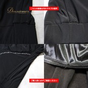 社交ダンス 衣装 ACROSS アクロス スカート レッスンウェア ブラック系 黒 ラインストーン 練習 レッスン 伸縮 ストレッチ キラキラ フリル ボリューム おしゃれ かわいい ダンス衣装 イベント ステージ パーティー レース シルバー系