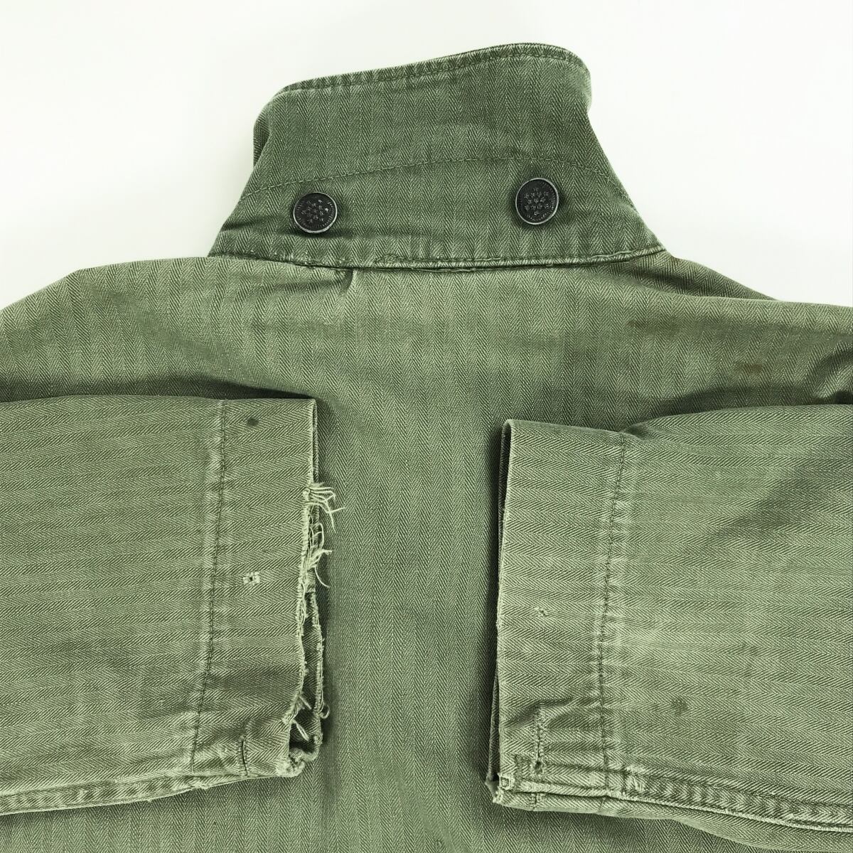 U.S.ARMY 40年代 USA製 M-43 M-47 移行期 ポケット マチ プリーツ無し