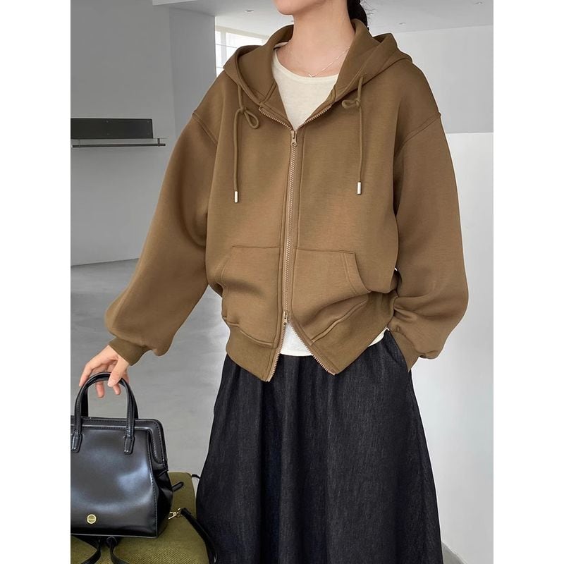 double zip hoodie 101624 | toujouage