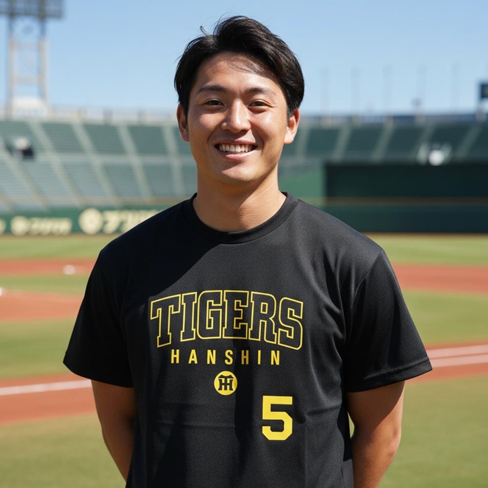 阪神タイガース グッズ 球団承認 NEWバージョン！TIGERS LOGO☆TL近本