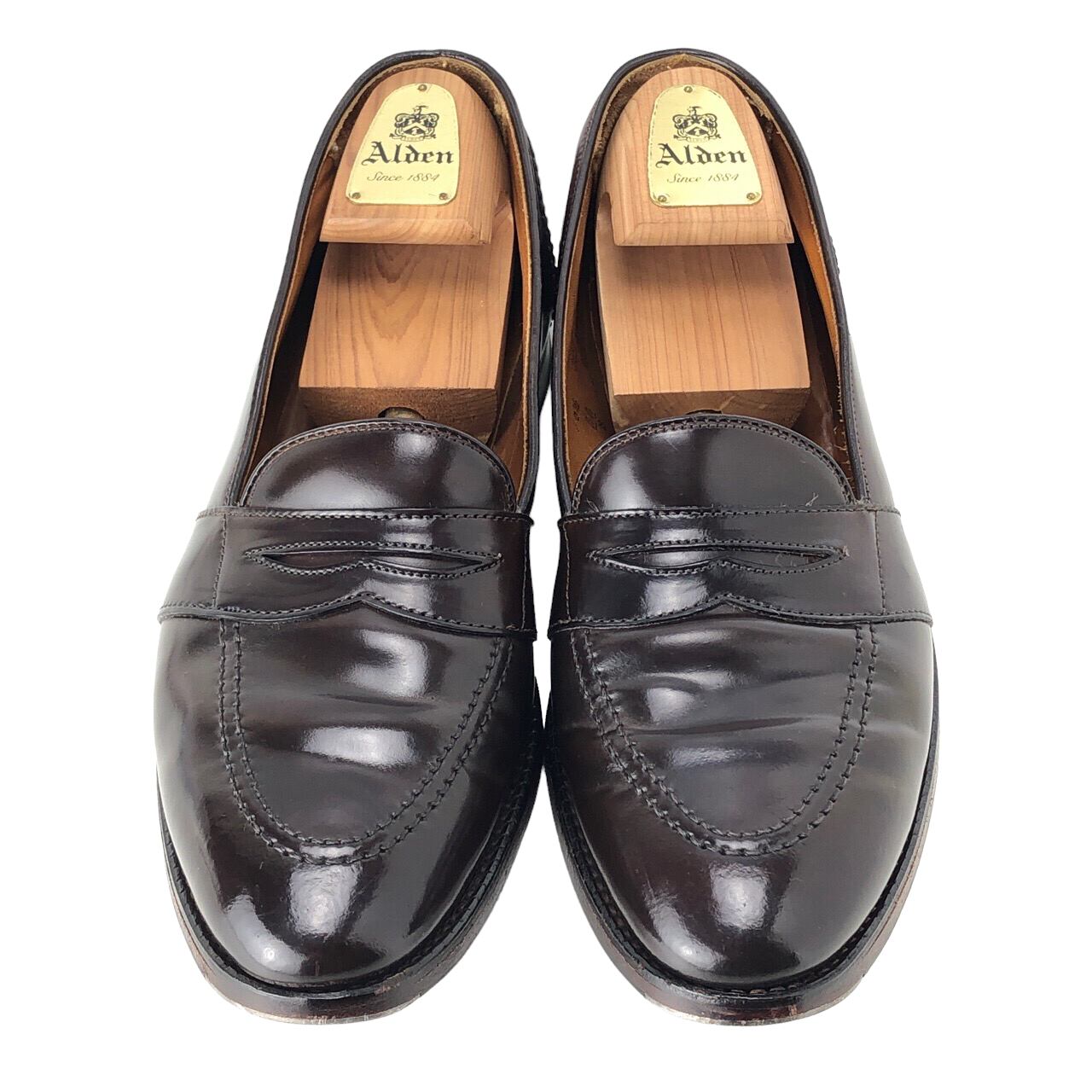 オールデン　コードバン　BROOKS BROTHERS コラボ コードバン【ALDEN】×【Brooks Brothers】プレーントゥ06611