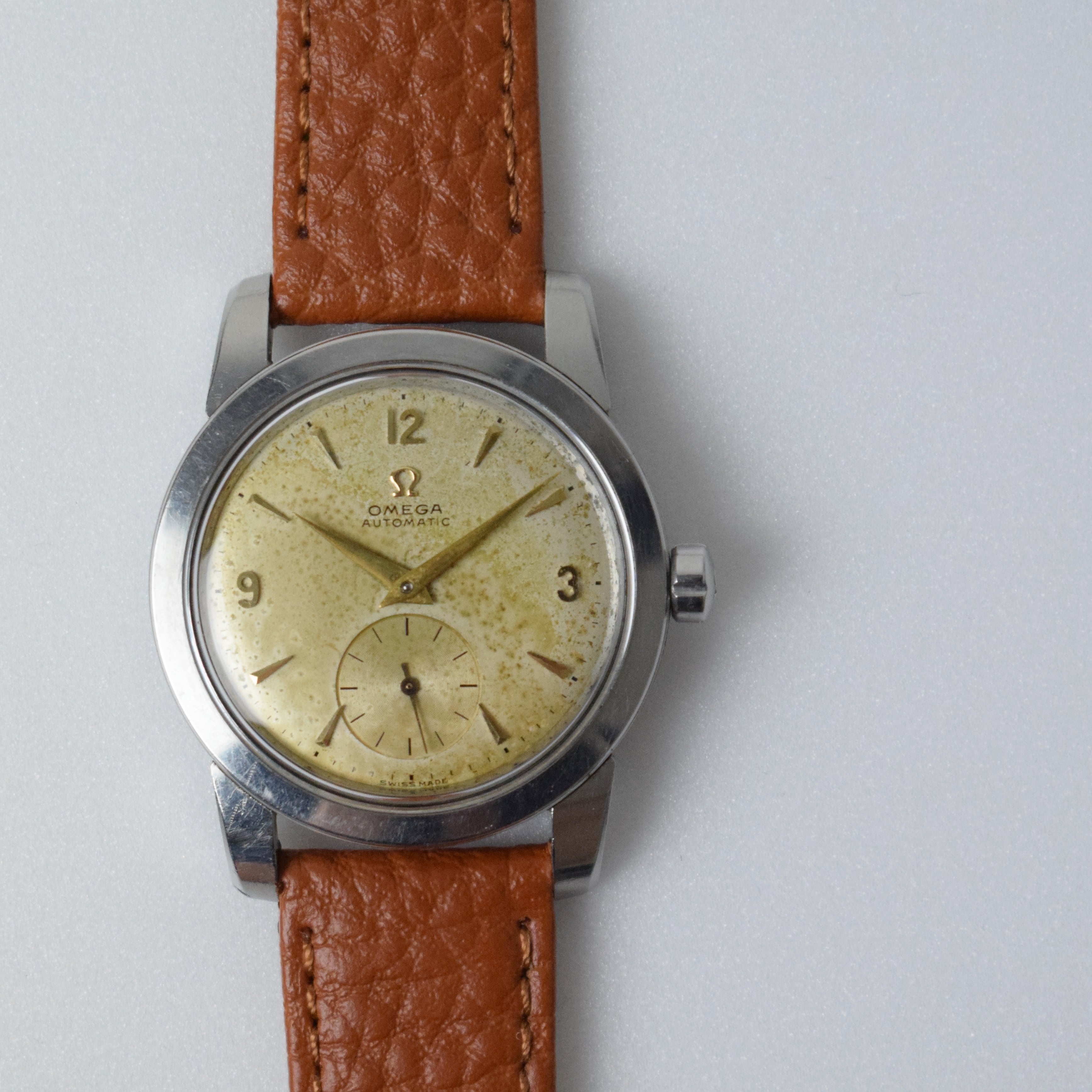 1950年代 OMEGA オメガ ノンネーム シーマスターケース ハーフローター