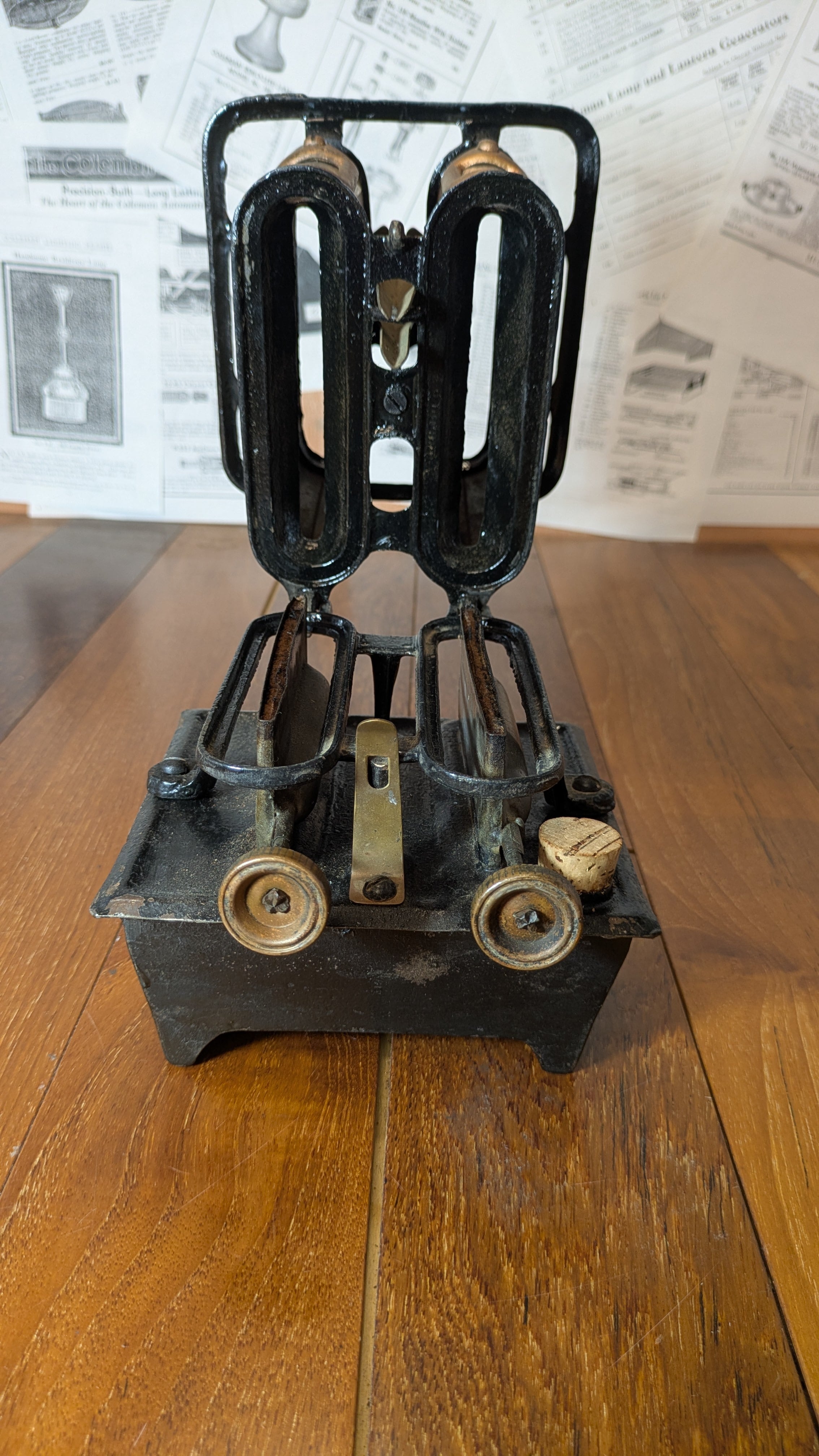 Vintage IronStove mini Stove USA VintageCamping Antique ビンテージ