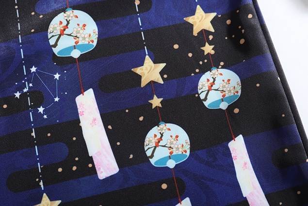 和柄 羽織 和風 法被 ハッピ アウター カーディガン ガウン ミディアム