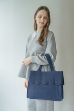 【Square Tote】Scallop Medium