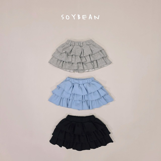【取寄】soybean|3-tier skirt|3段カンカンスカート|XS-JM|kids&jr|26 spring