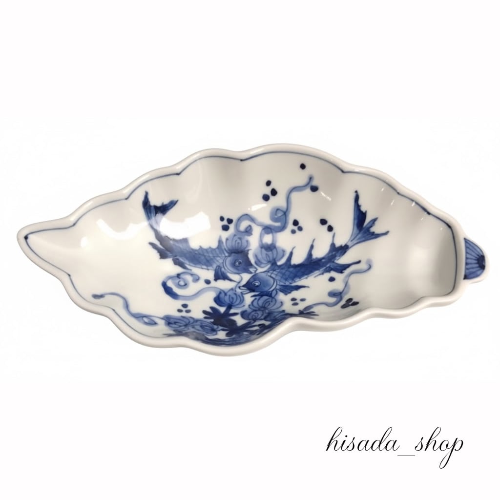 三つ足小鉢 染付魚文 | hisadashop