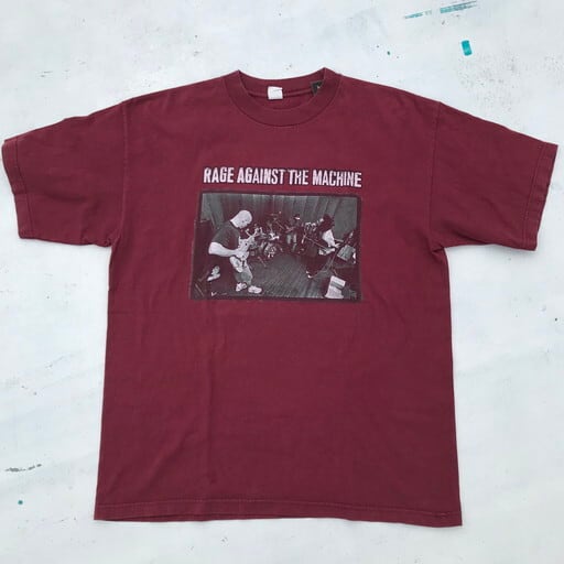 90's RAGE AGAINST THE MACHINE レイジアゲインストザマシーン 1997 TOUR Tシャツ | agito vintage  powered by BASE