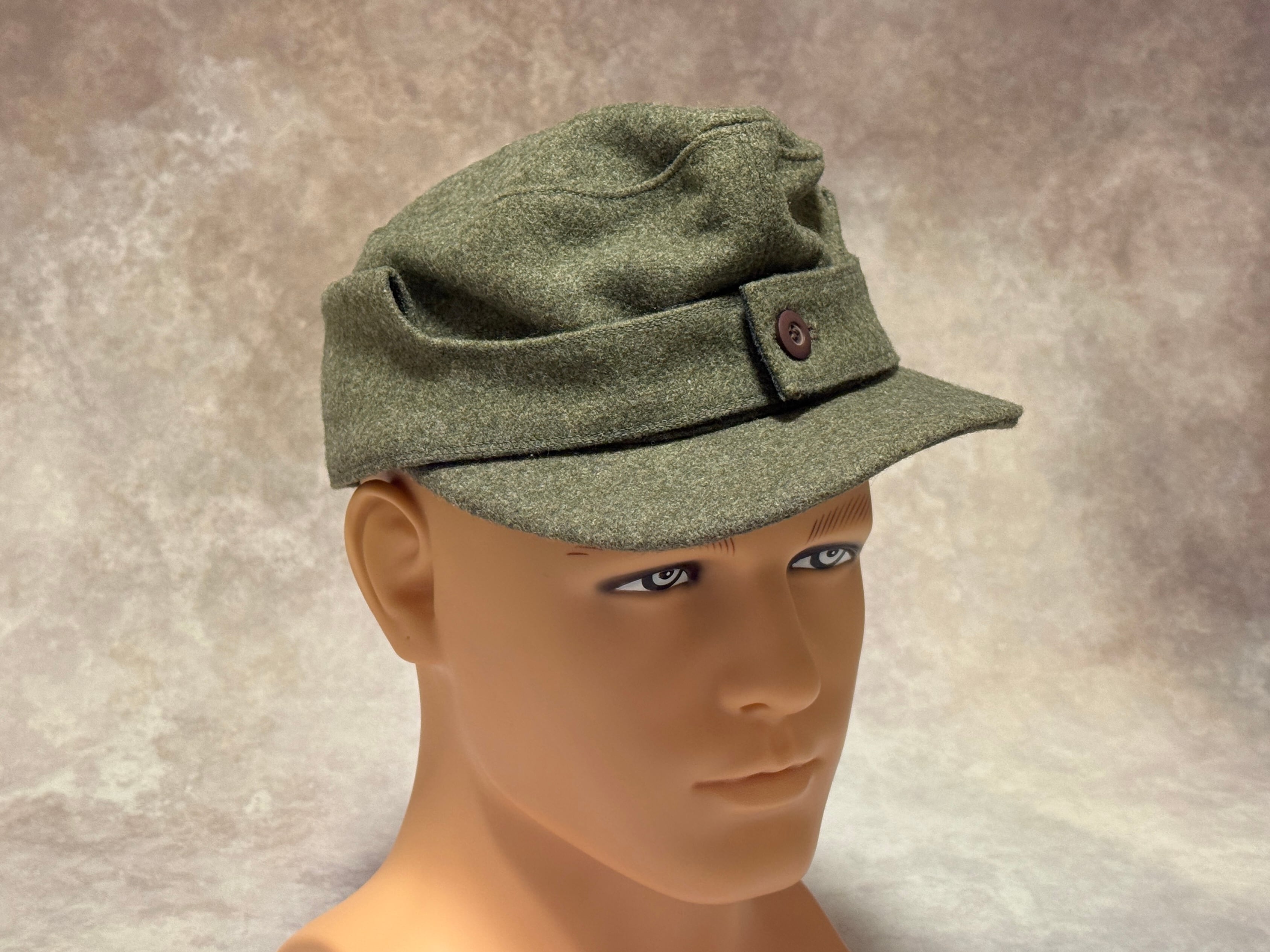 WWII ドイツ軍 SS型M43規格帽(44年タイプ) W-SS用 58cm(A