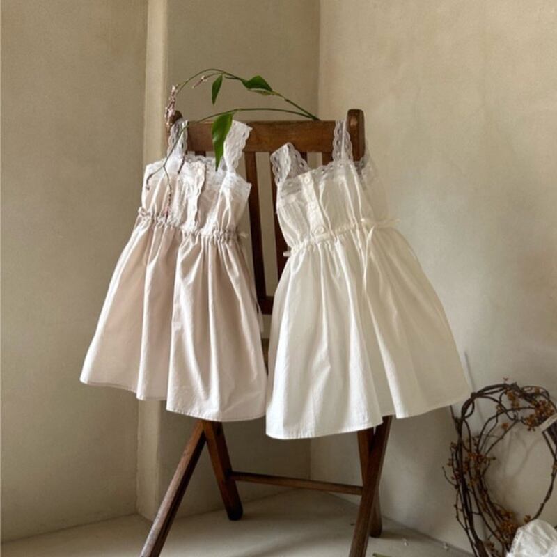 【BABY】韓国風 レースキャミソールワンピース