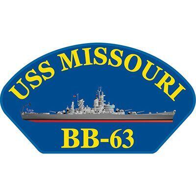 アイオワ級3番艦ミズーリ(アメリカ海軍) USS Missouri, BB-63 アイロンパッチ