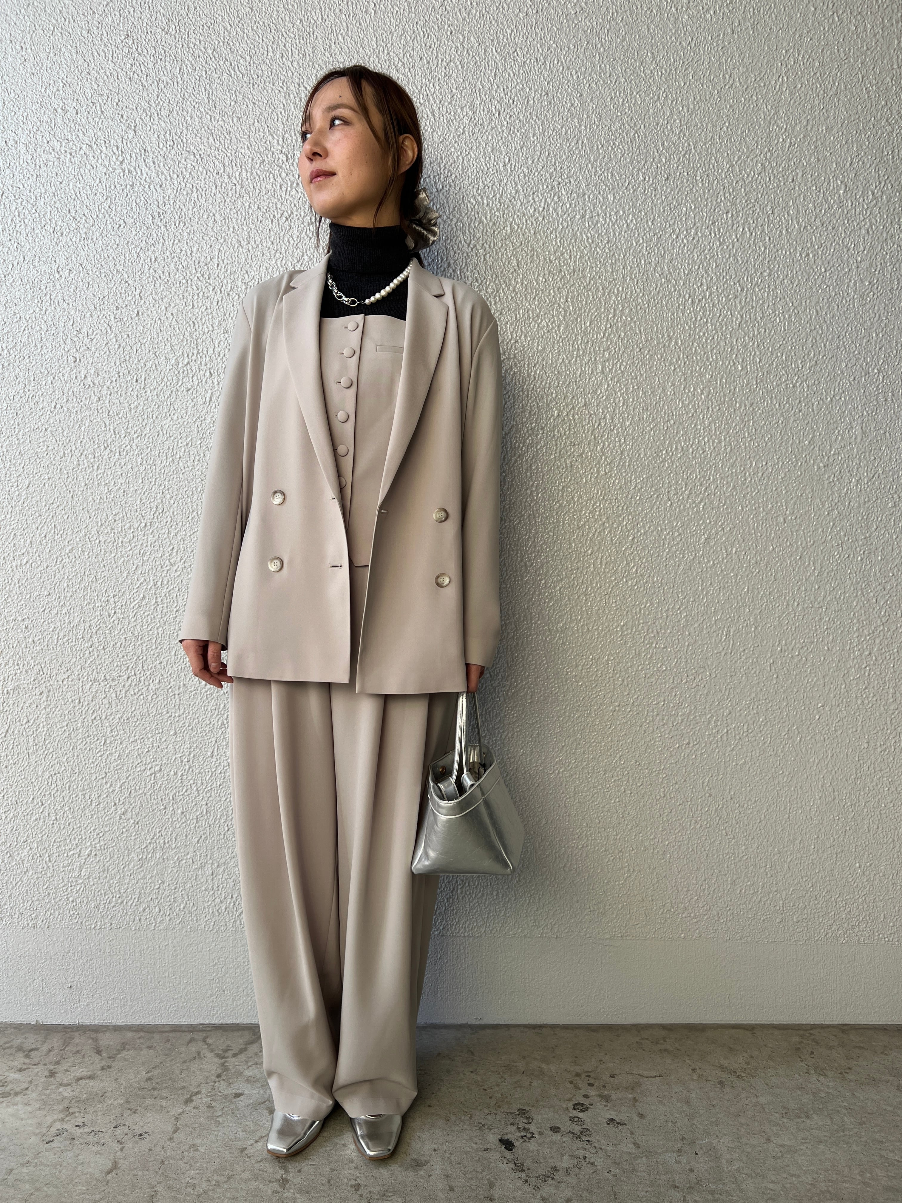 【PASSIONE】3ピース可テーラードジャケット616427