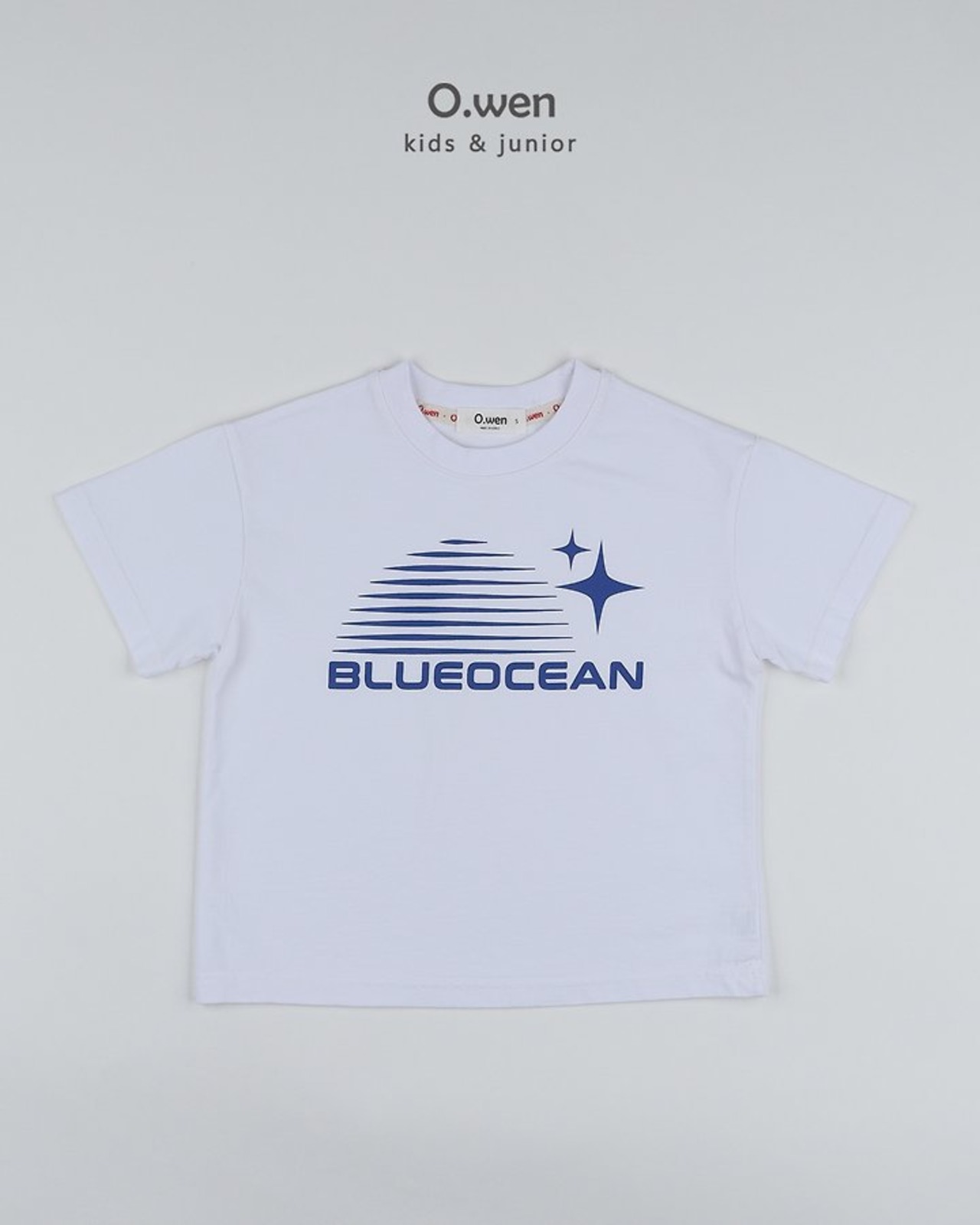 [O.wen] Blue Ocean Short sleeve T-shirt / [오웬] 블루오션반팔티
