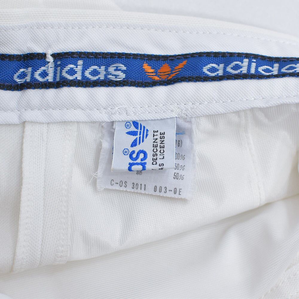 80s デサント社製 adidas アディダス トレフォイルロゴ 刺繍 テニス
