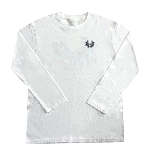 BLITT LOGO LEAF EMBLEM L/S TEE ホワイト