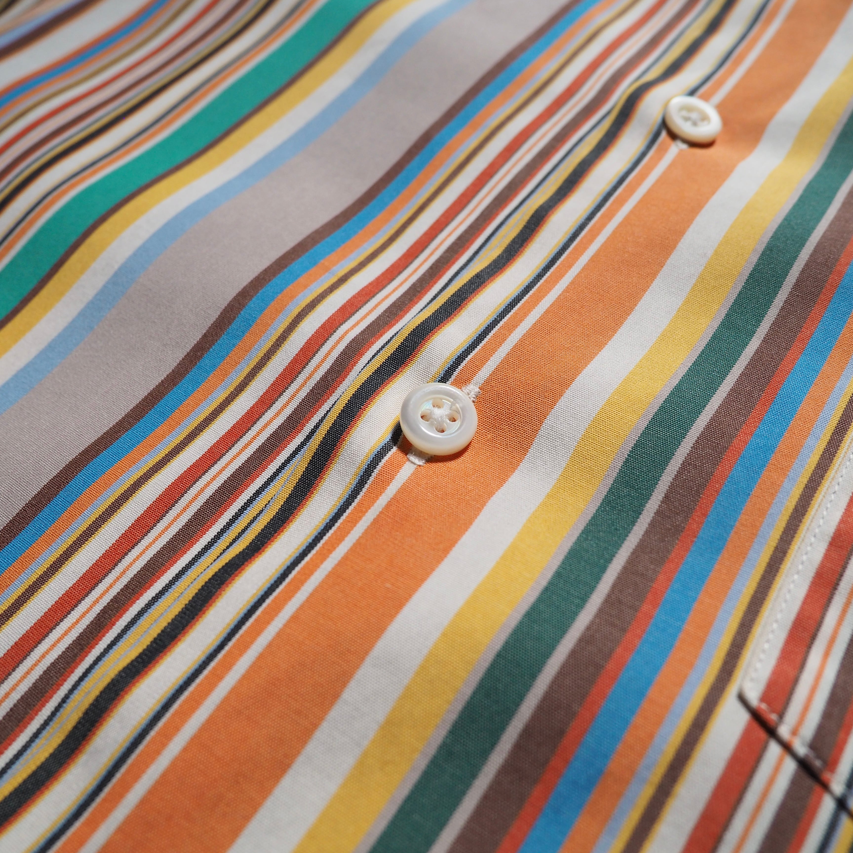 ” Paul Smith London ” Richly mulch color stripe shirt