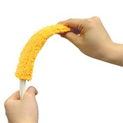 アズマ工業 エアコンスキマキーレー 本体 洗って繰り返し使える モップ交換可 エアコンの送風口・ルーバーの黒カビ・ホコリを拭き取る 拭き幅15cm(先端部6cm) BA650