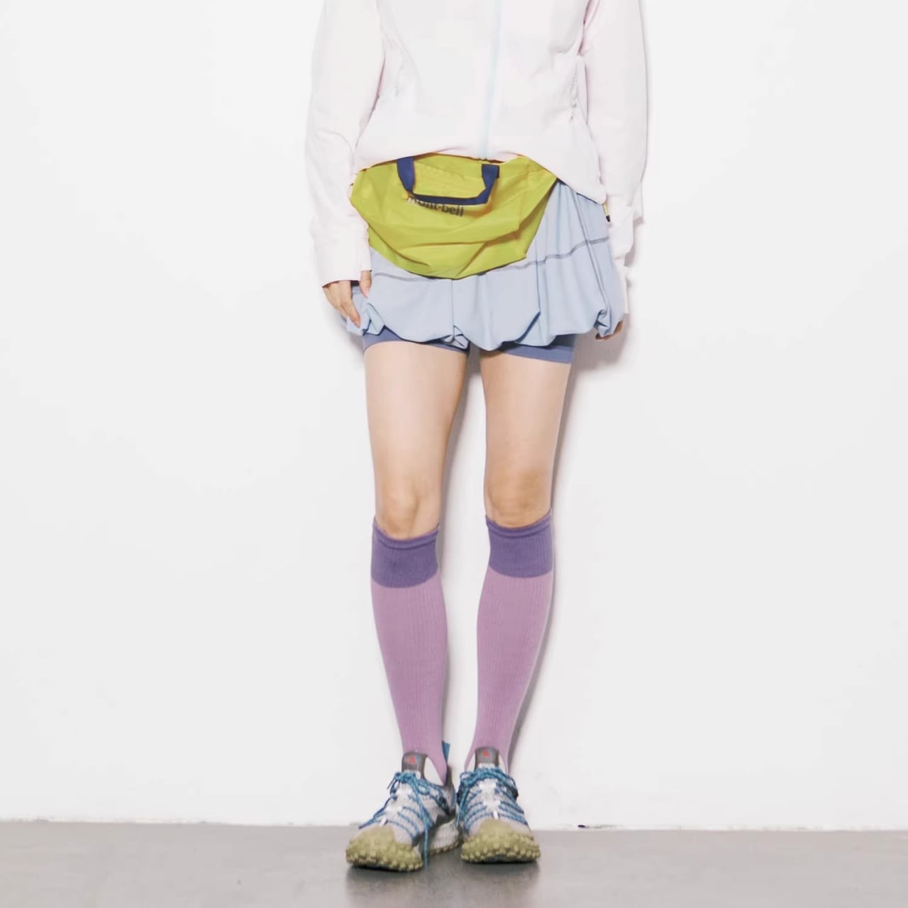 2in1バルーンシルエットスカートパンツ C01159