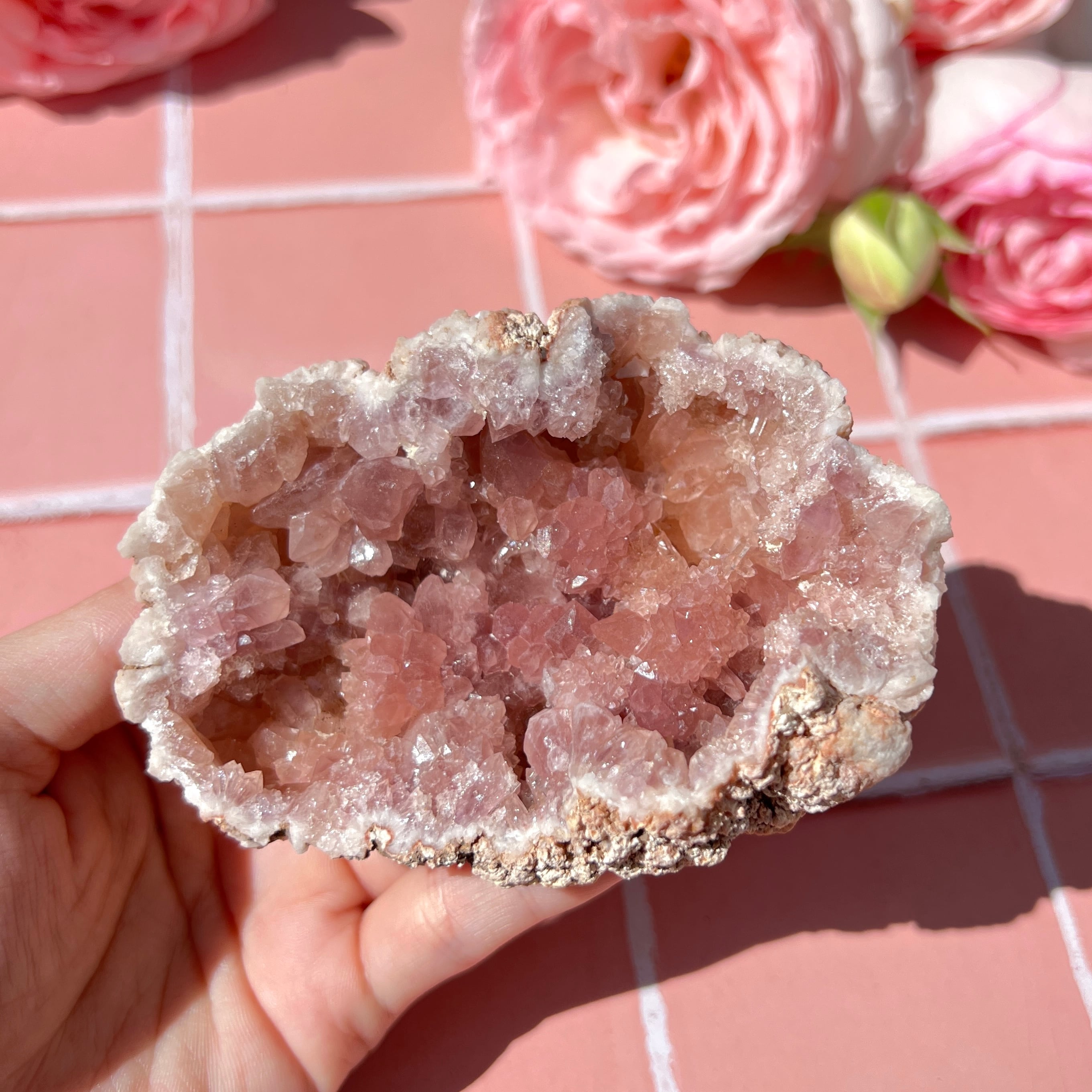 XL ピンクアメジスト ⊹ ジオード / 183g ⊹ Pink Amethyst Geode