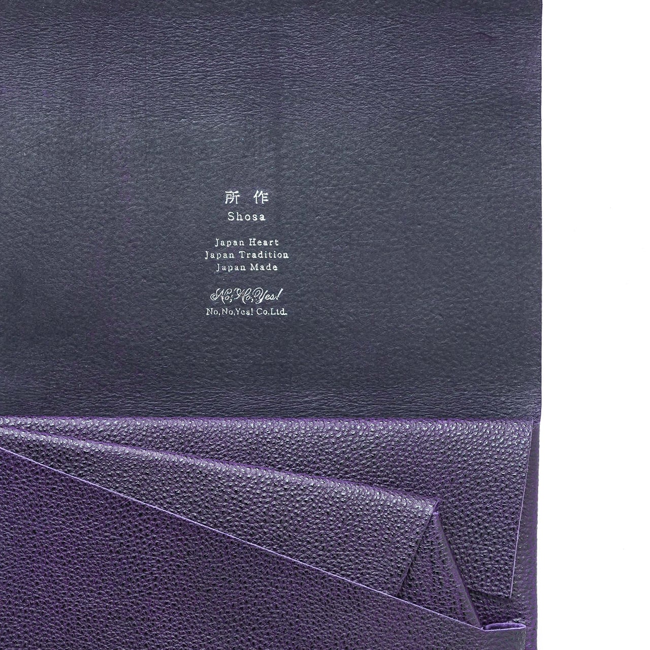 姫路黒桟革 ロングウォレット 杜若 | 所作 Shosa