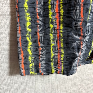FLYING HAWK 総柄 半袖 オープンカラーシャツ