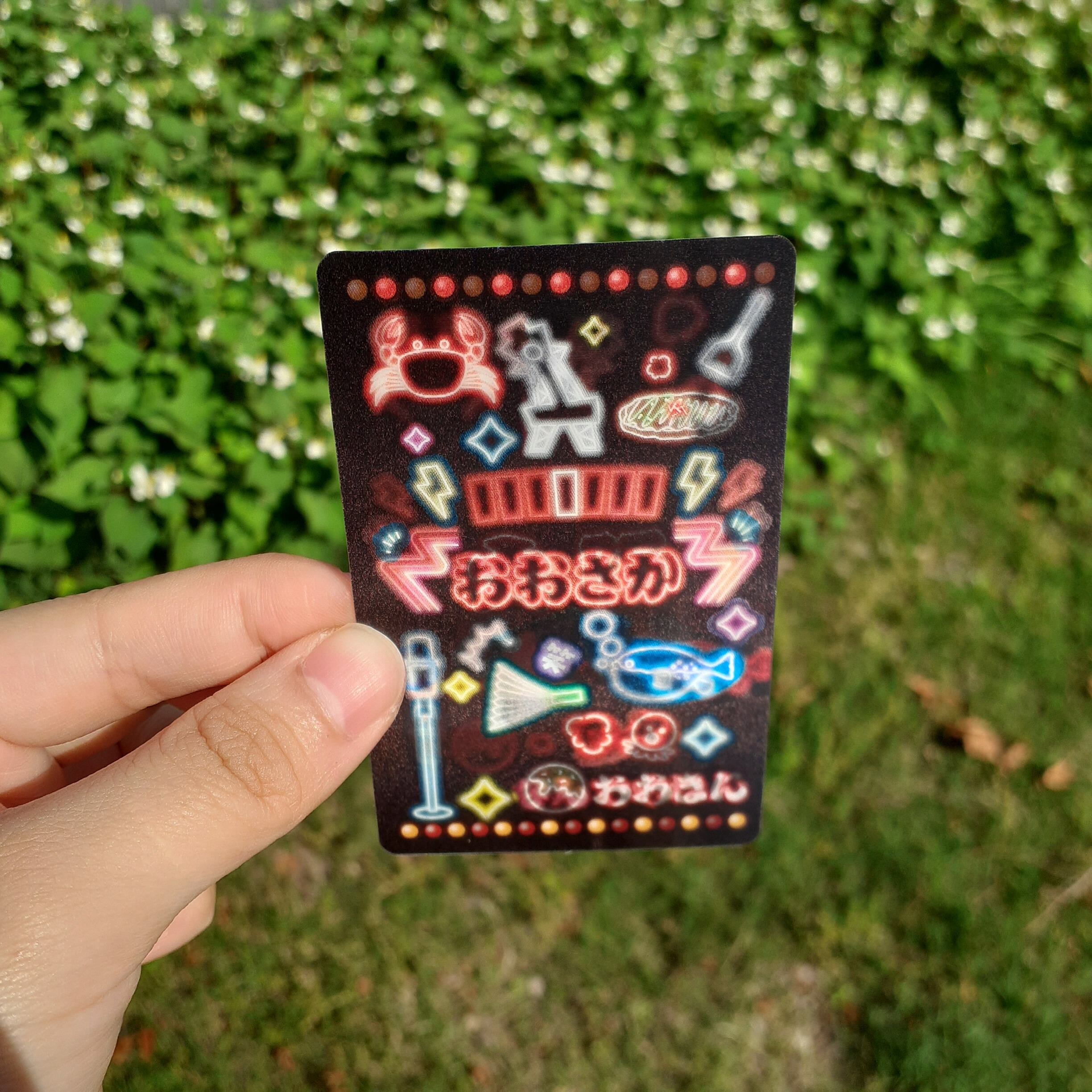 行くならココやで！『ネオン大阪』ステッカー | うごく！ステッカー屋さん