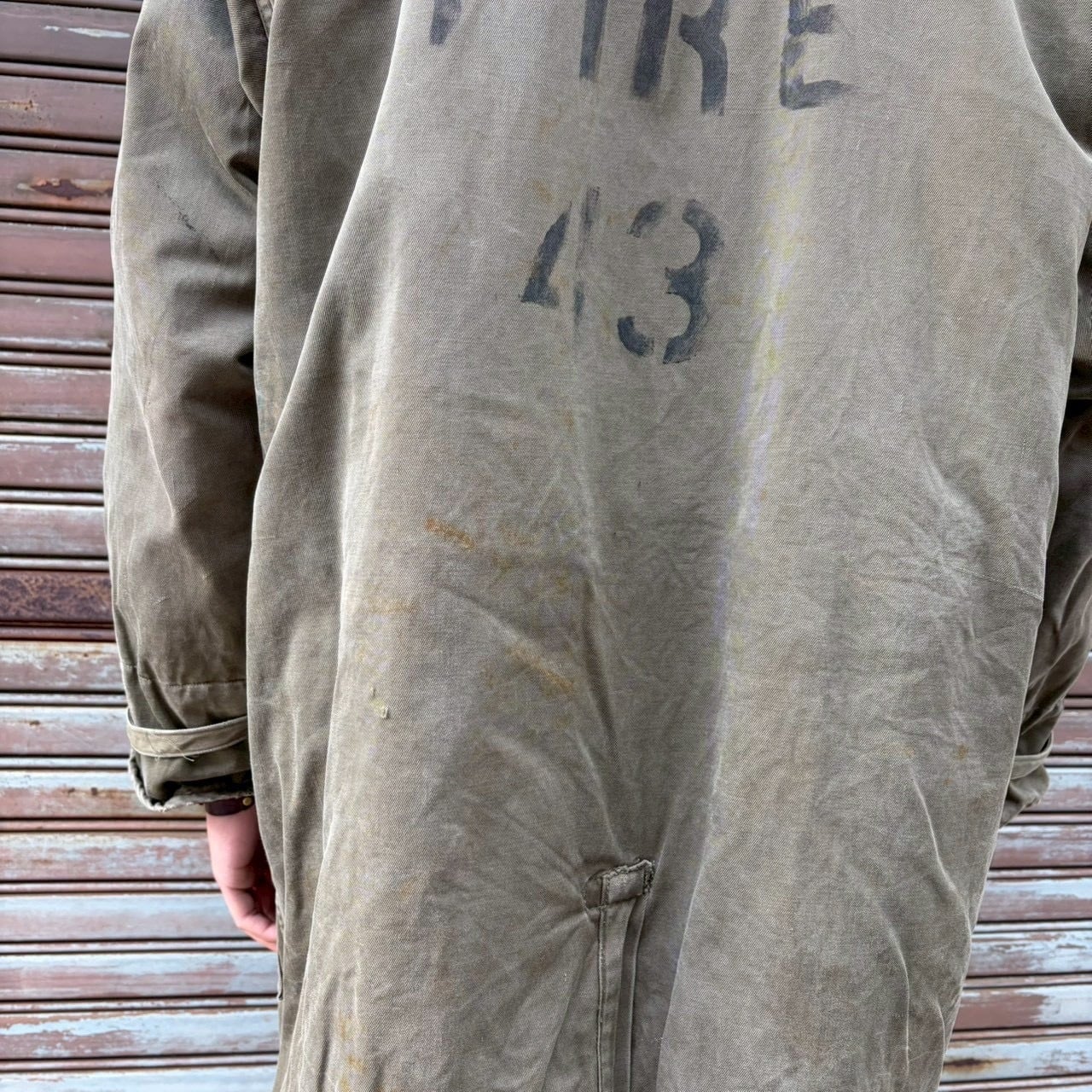 貴重 40s usnavy 米軍実物 ファイヤーマンコート 米海軍 usarmy 50s