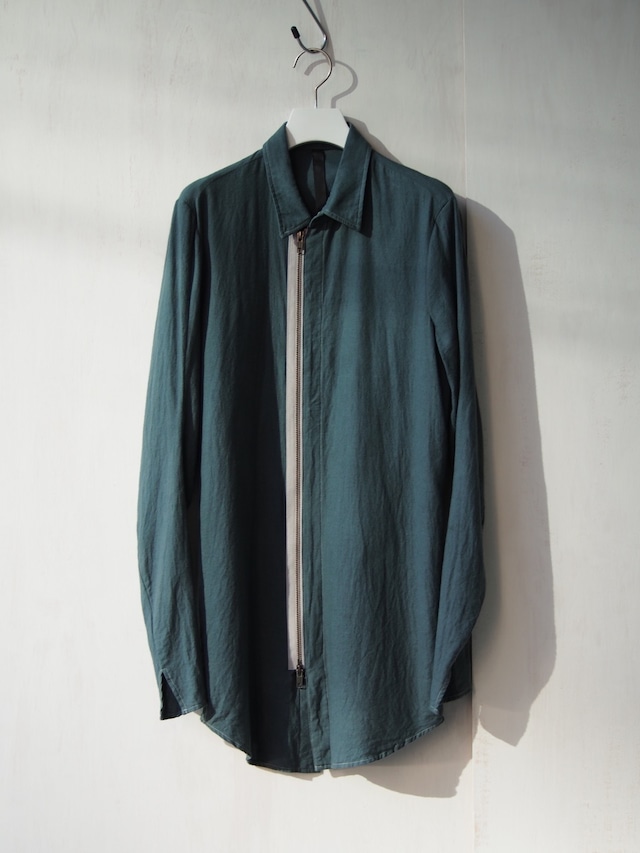 rood　neutral position long shirt　blue green【RAS-1512-bg】