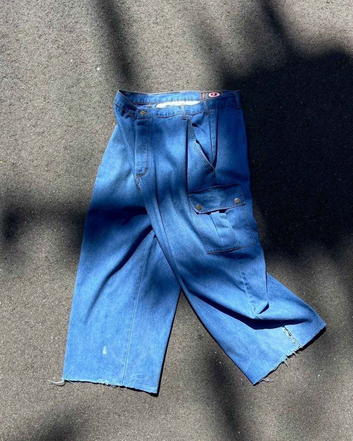 ク*タ様 90s USA製ambient wearワイドパンツXLサイズ 90s Q ambient wear Wide Denim Cargo Pants USA製 | VOLAR
