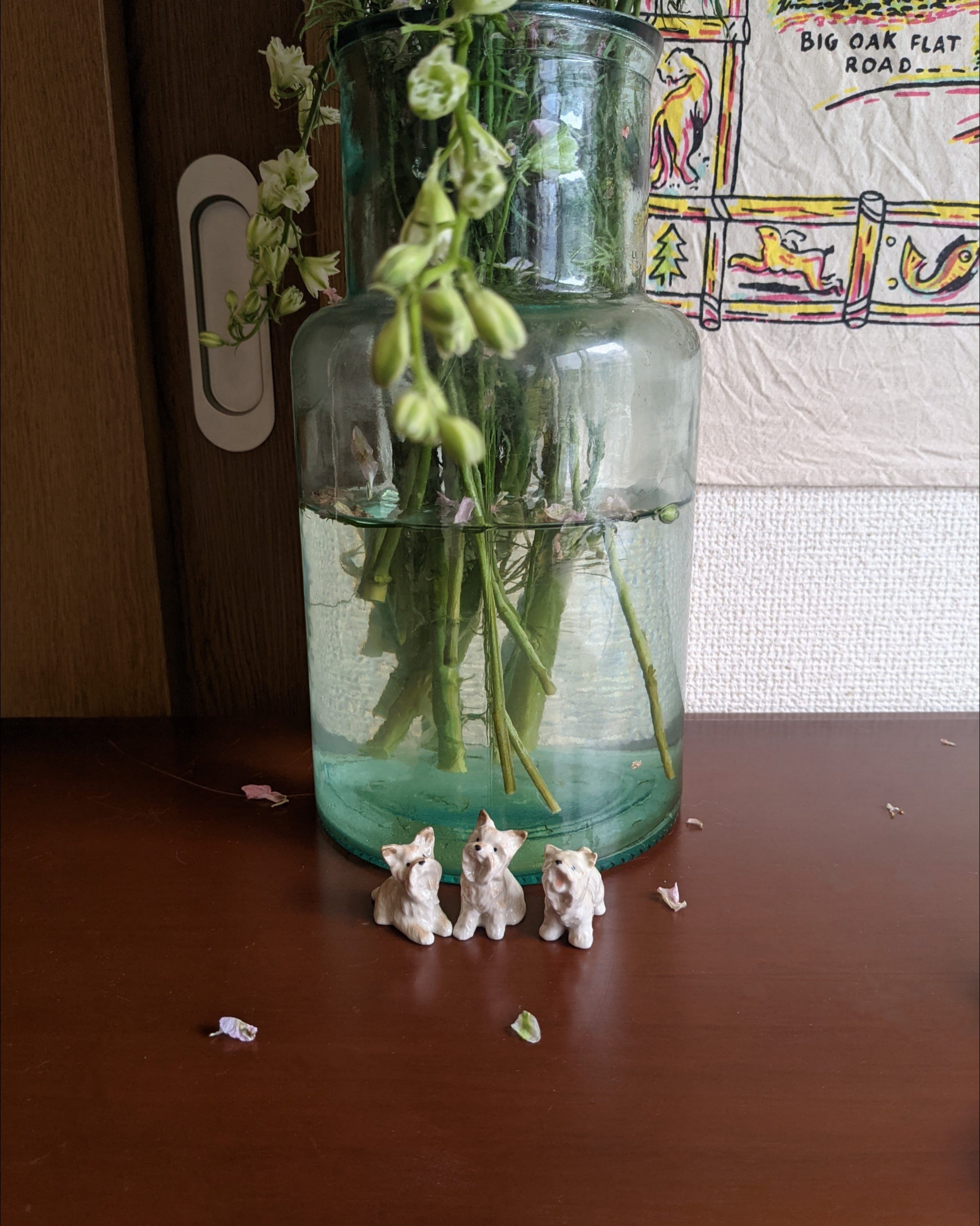 【ミニチュア陶器】 West Highland White Terrier~3匹セット~